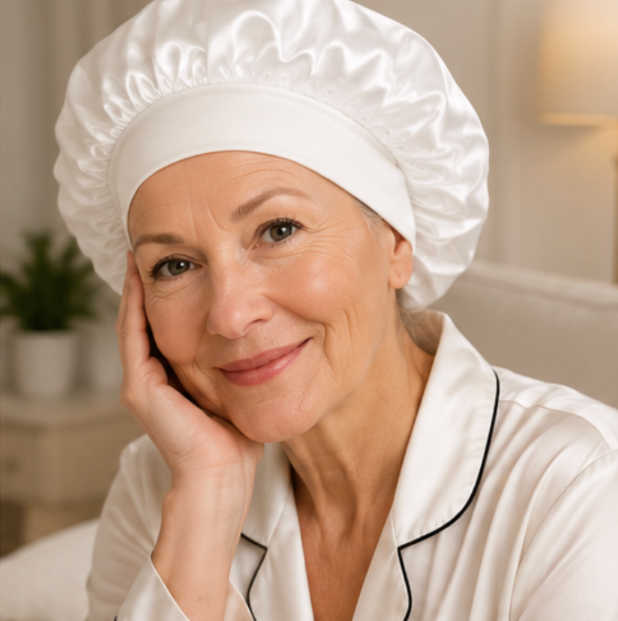 Prunelle Satin Sleep Bonnet